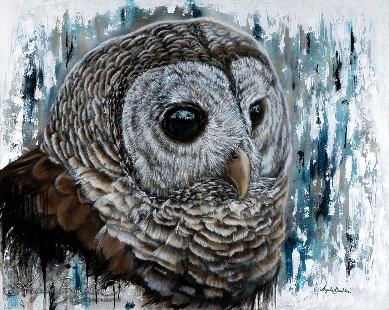 Mysterious Eyes Art Print, Size: 18X24&quot;