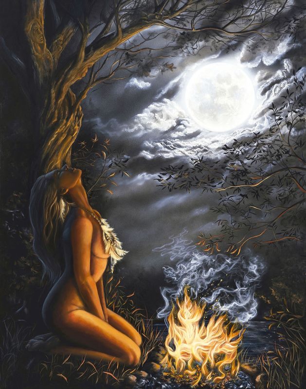 Moon Goddess 30X40&quot; Giclée