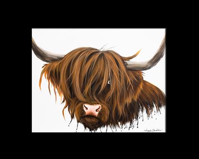 Penelope 11X14&quot; art print in 16X20&quot; mat