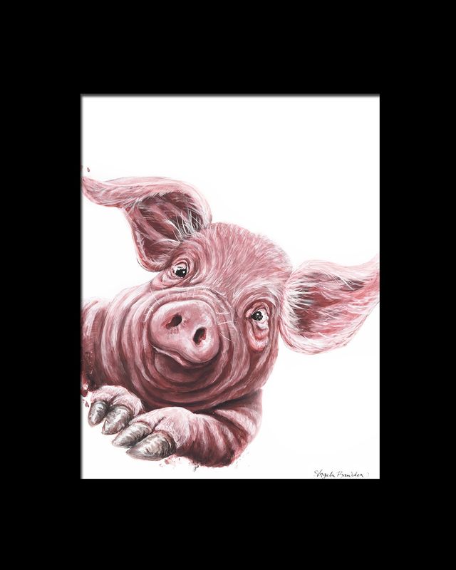 This Little Piggies Toes 11X14 in 16X20 mat print
