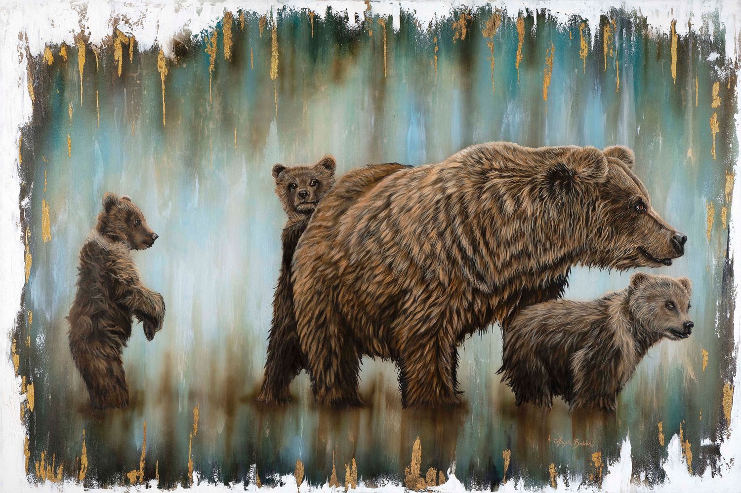 Playful Protection 36X24&quot; Giclée