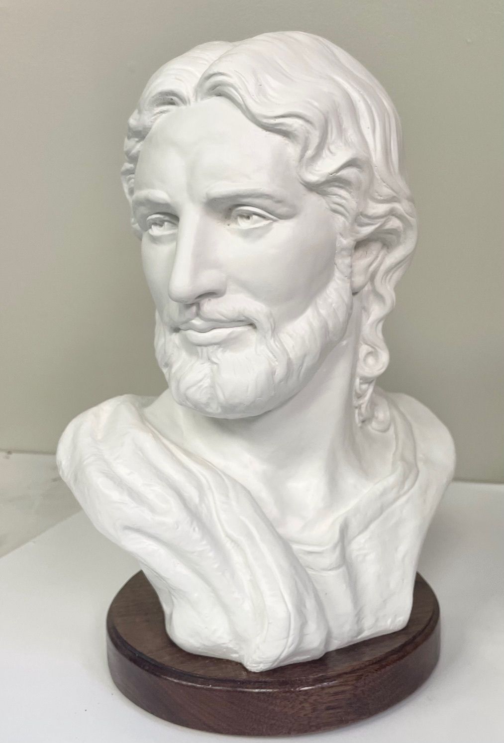 Jesus Statue, white 11&quot; -By Dee Jay Bawden