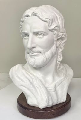 Jesus Statue, white 11&quot; -By Dee Jay Bawden