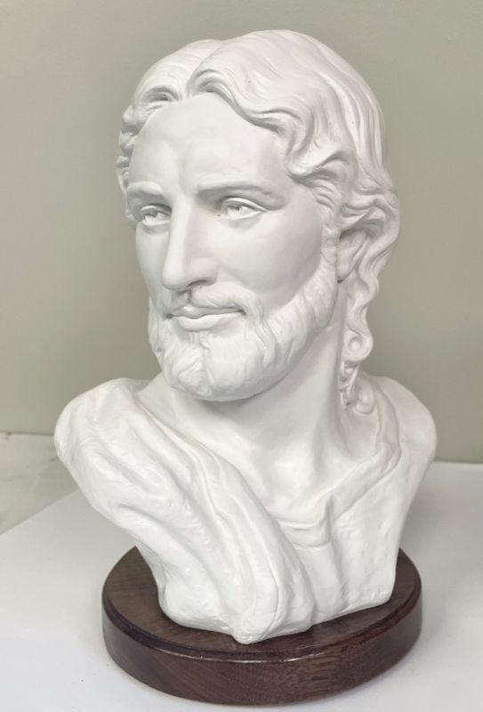 Jesus Statue, white 11&quot; -By Dee Jay Bawden