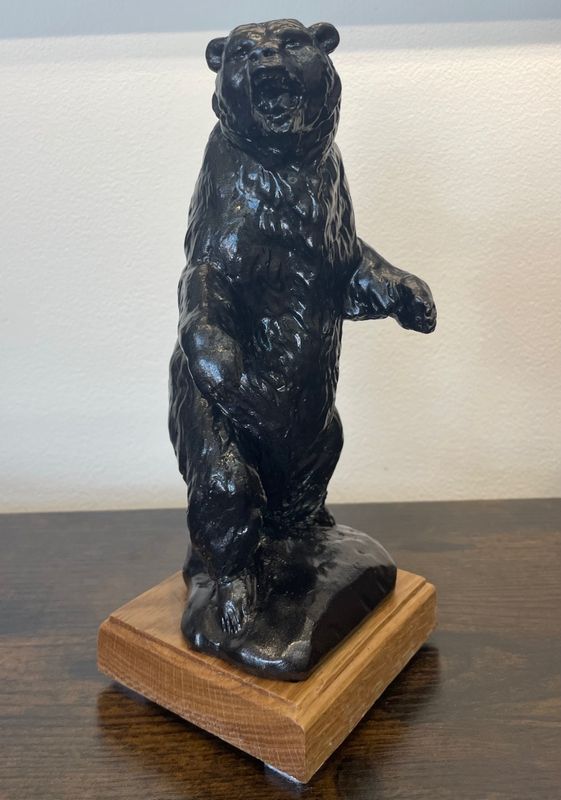 Grizzly Bear Statue 9&quot;