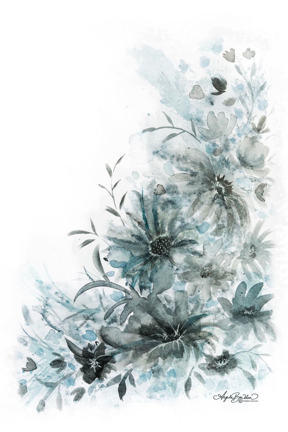 Country Blue Spread 36X48&quot; Giclée