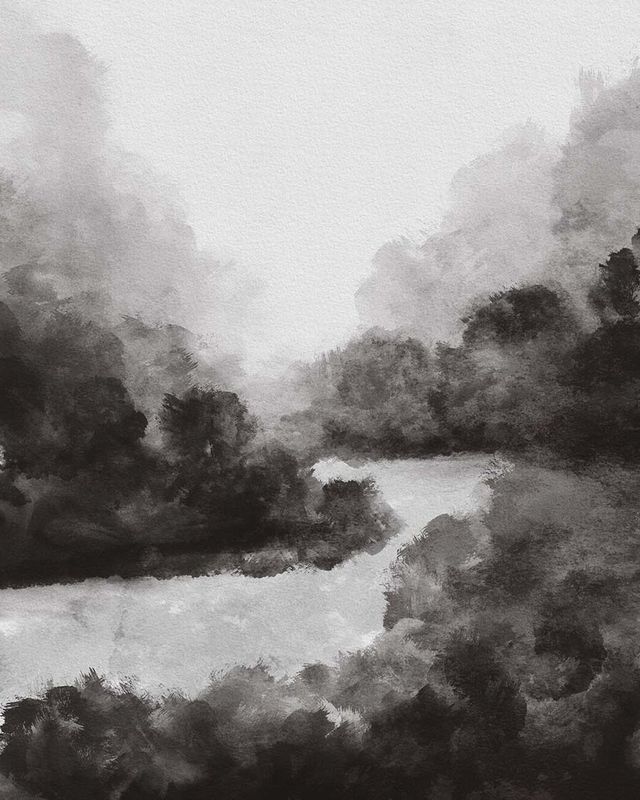 Nutmeg Path 30X40" Giclée