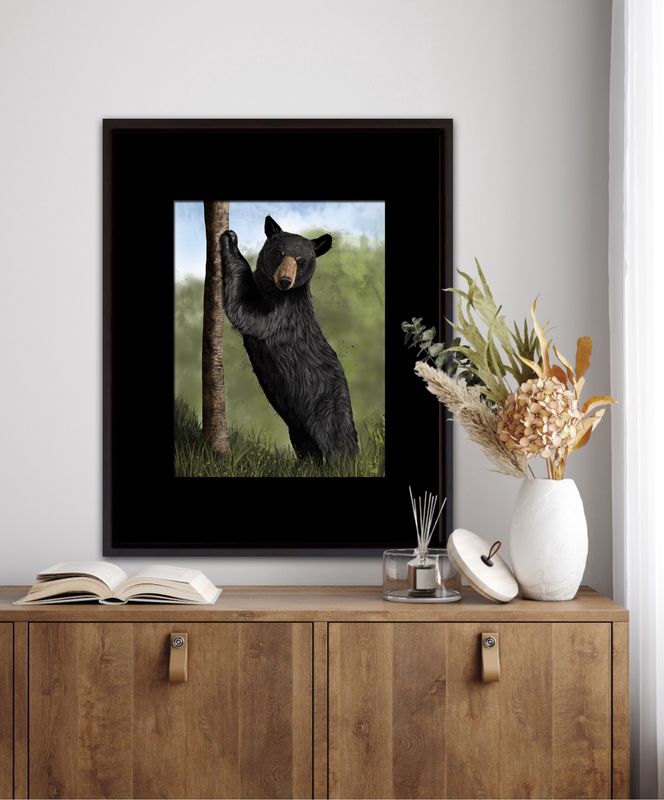 Solitary Stand 8X10" in 11X14" mat