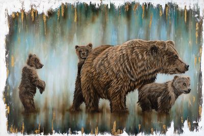 Playful Protection 32X48&quot; Giclée