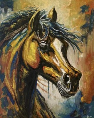 Orange Horse by Philip Myrick