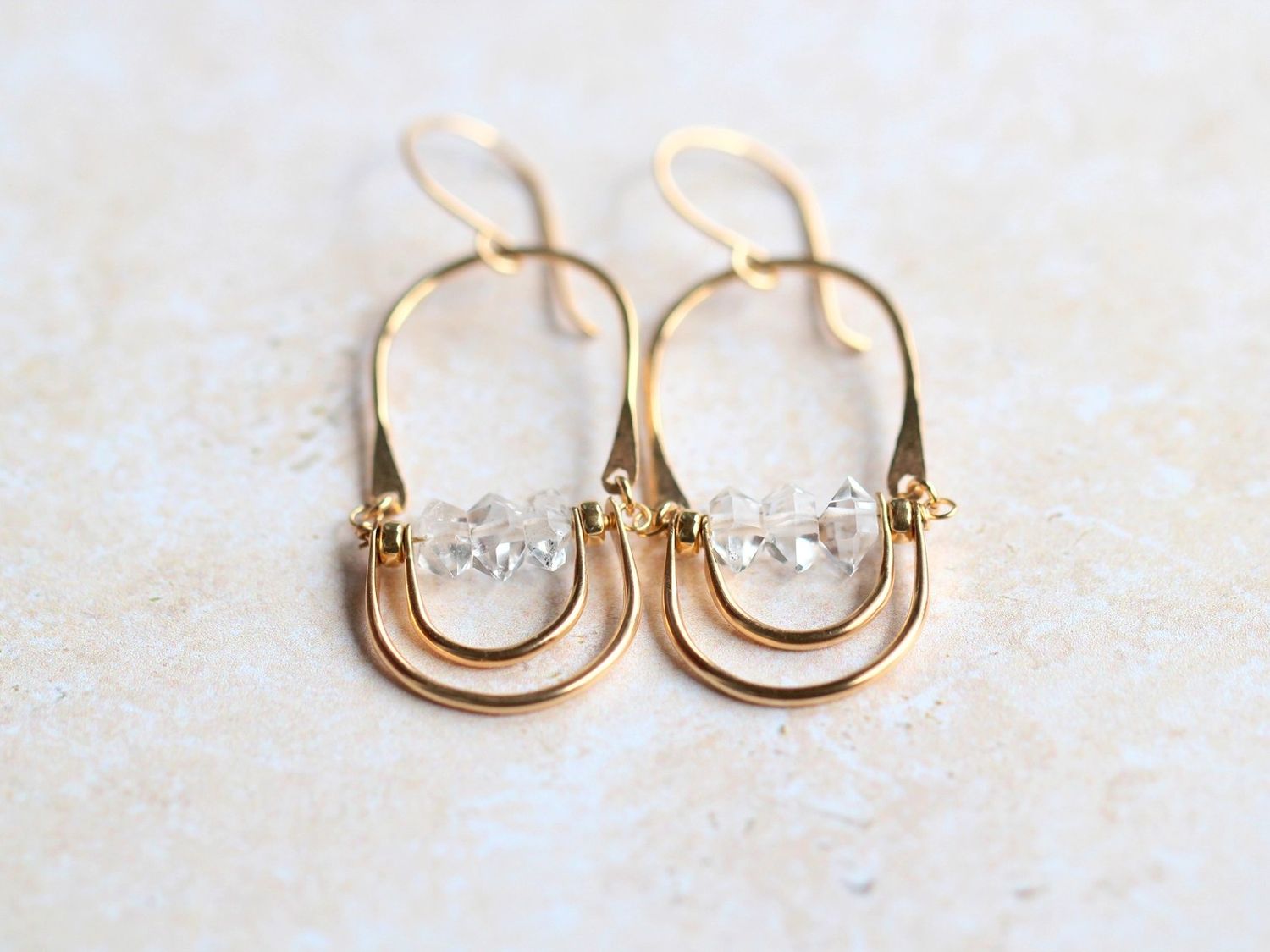 Aurora Earrings, Material: Gold Fill