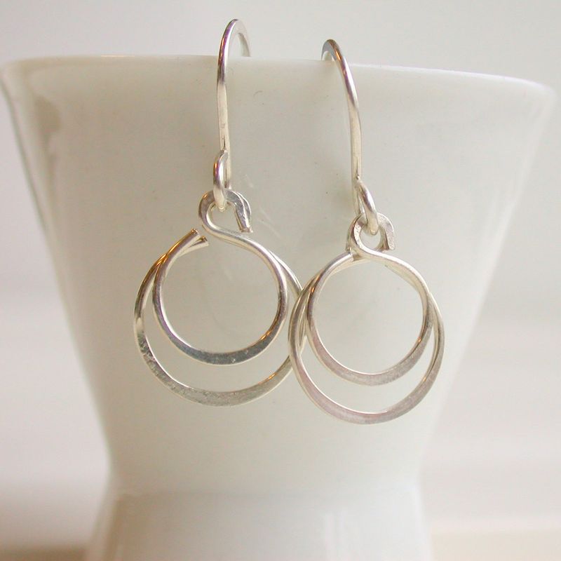 Petite Double Earrings by Linda Trent Jewelry
