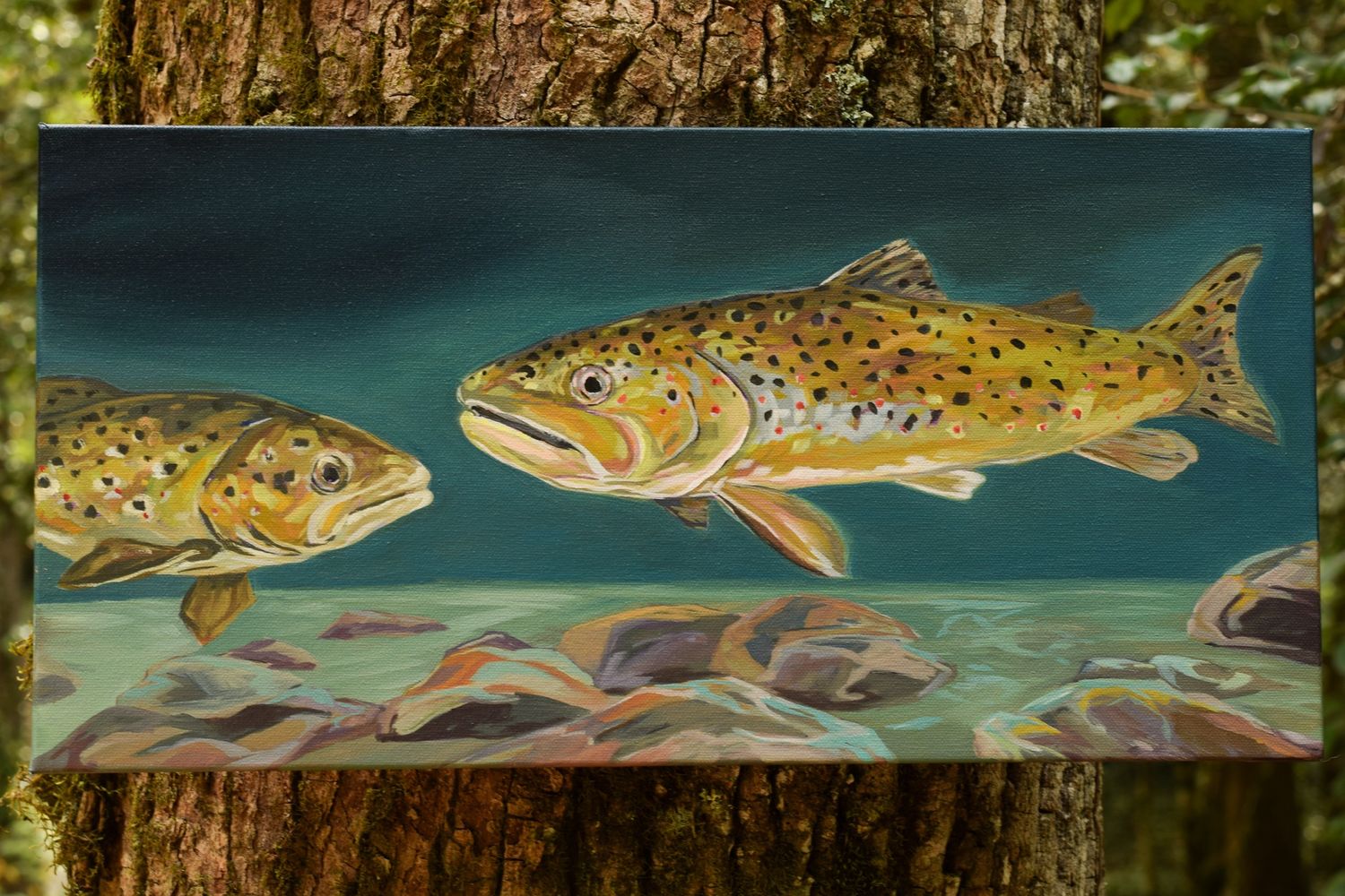 Browns Under -10X20&quot; Original Painting