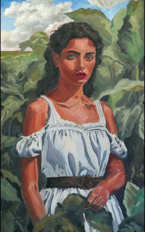 Havana 30X48&quot; Original Painting