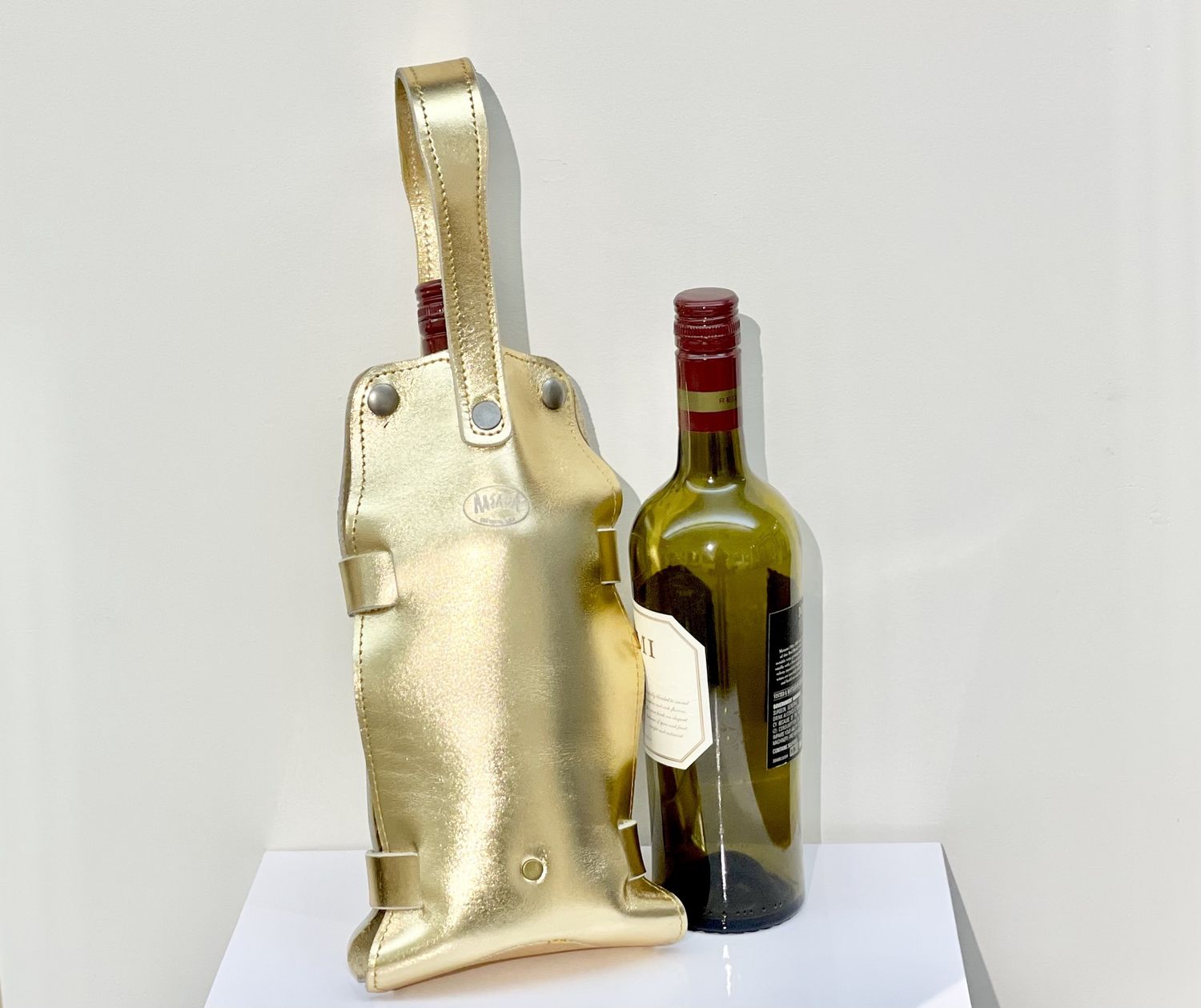 Wine &amp; Bourbon Tote, Variant: Champagne Gold