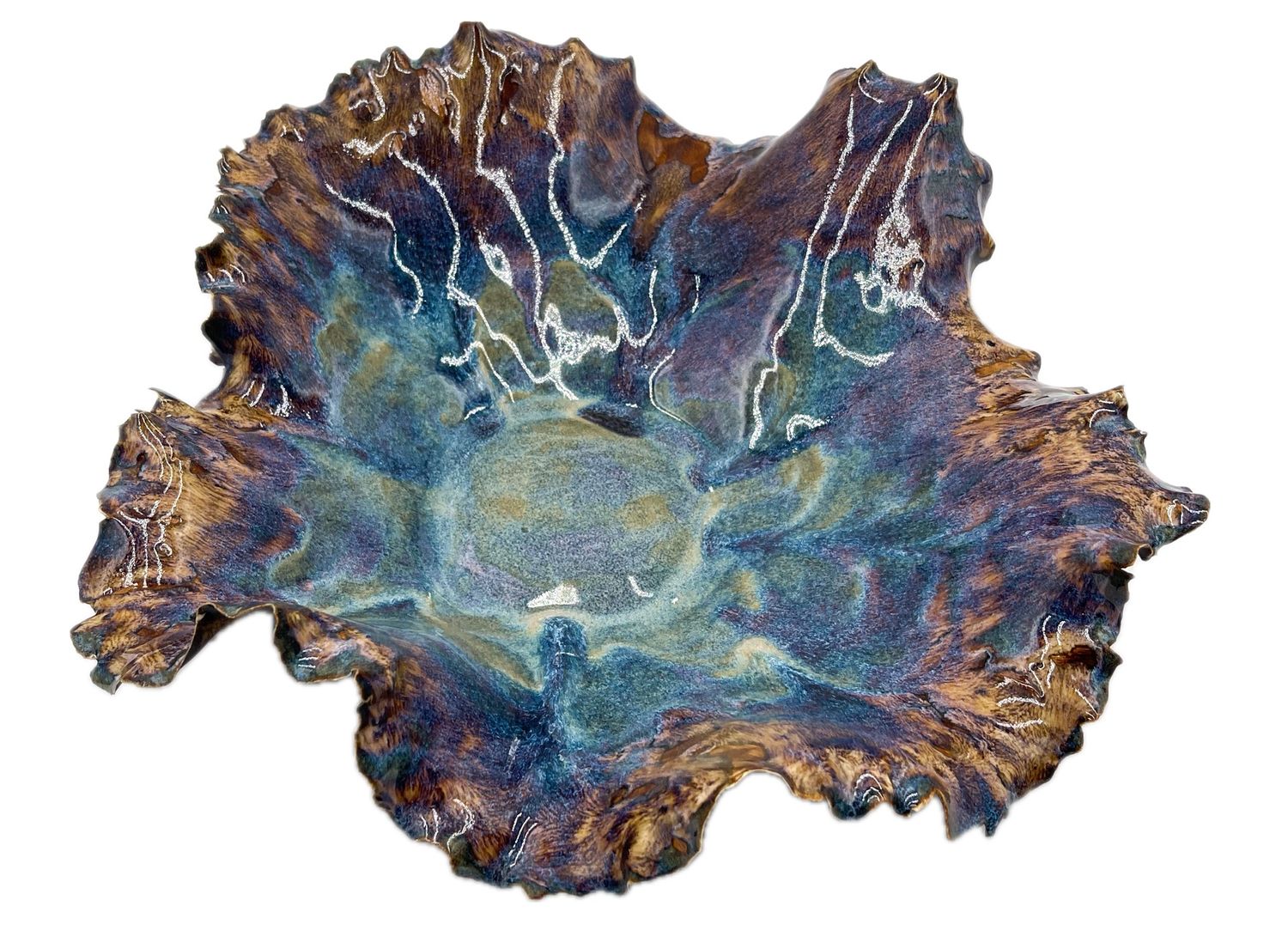 Tiger&#39;s Bowl Sculpture -15&quot; by Denyce Fine Art