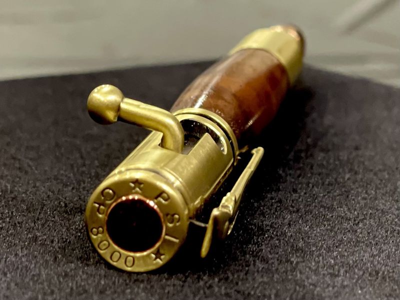 Bolt Action Bullet Tip pen by Turned and Burned