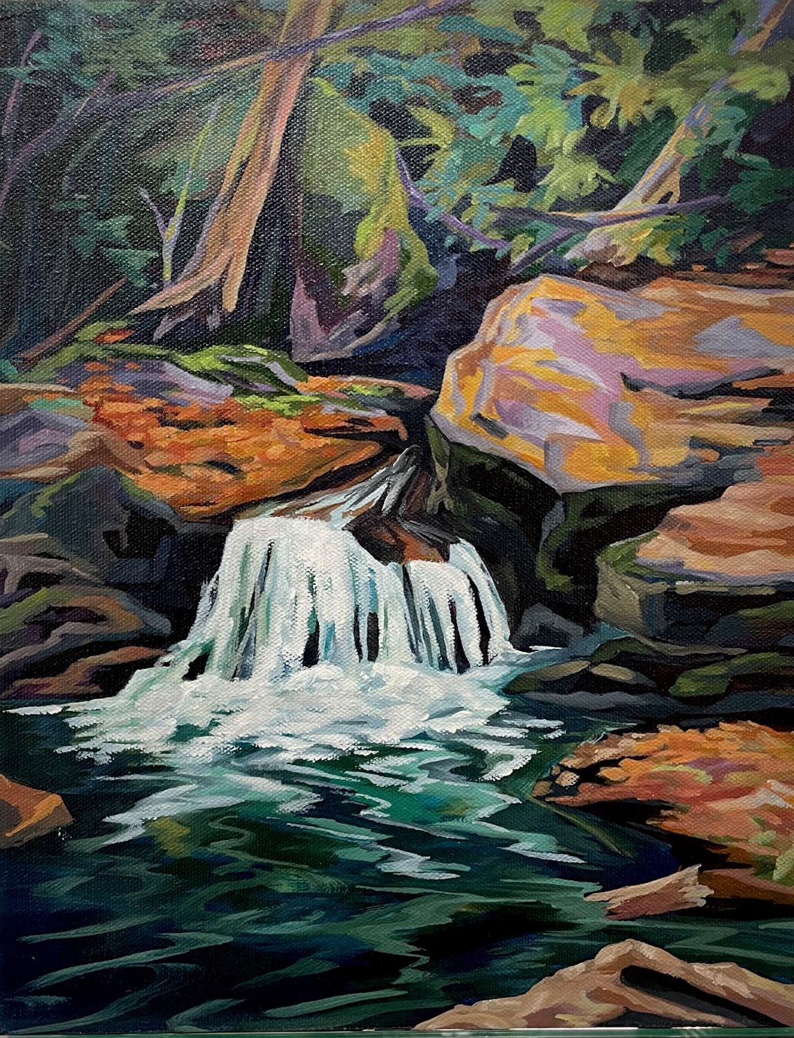 Quiet Creek moments 11&quot;X14&quot;- Original Painting