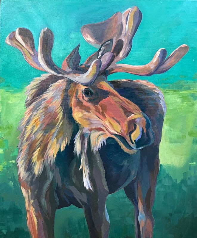 The Velvet Crown 20"x24"-Original Painting