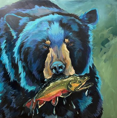 The Catch-30&quot;x30&quot;Original Painting