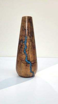 Vase-Dark Maple 7.5&quot;