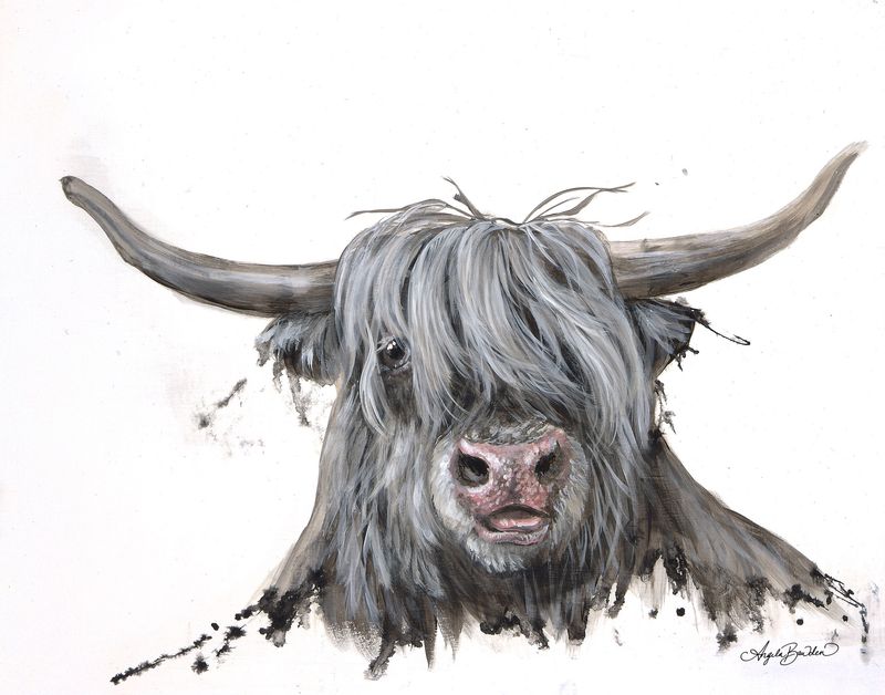 Lucy 11X14" Art Print By Angela Bawden