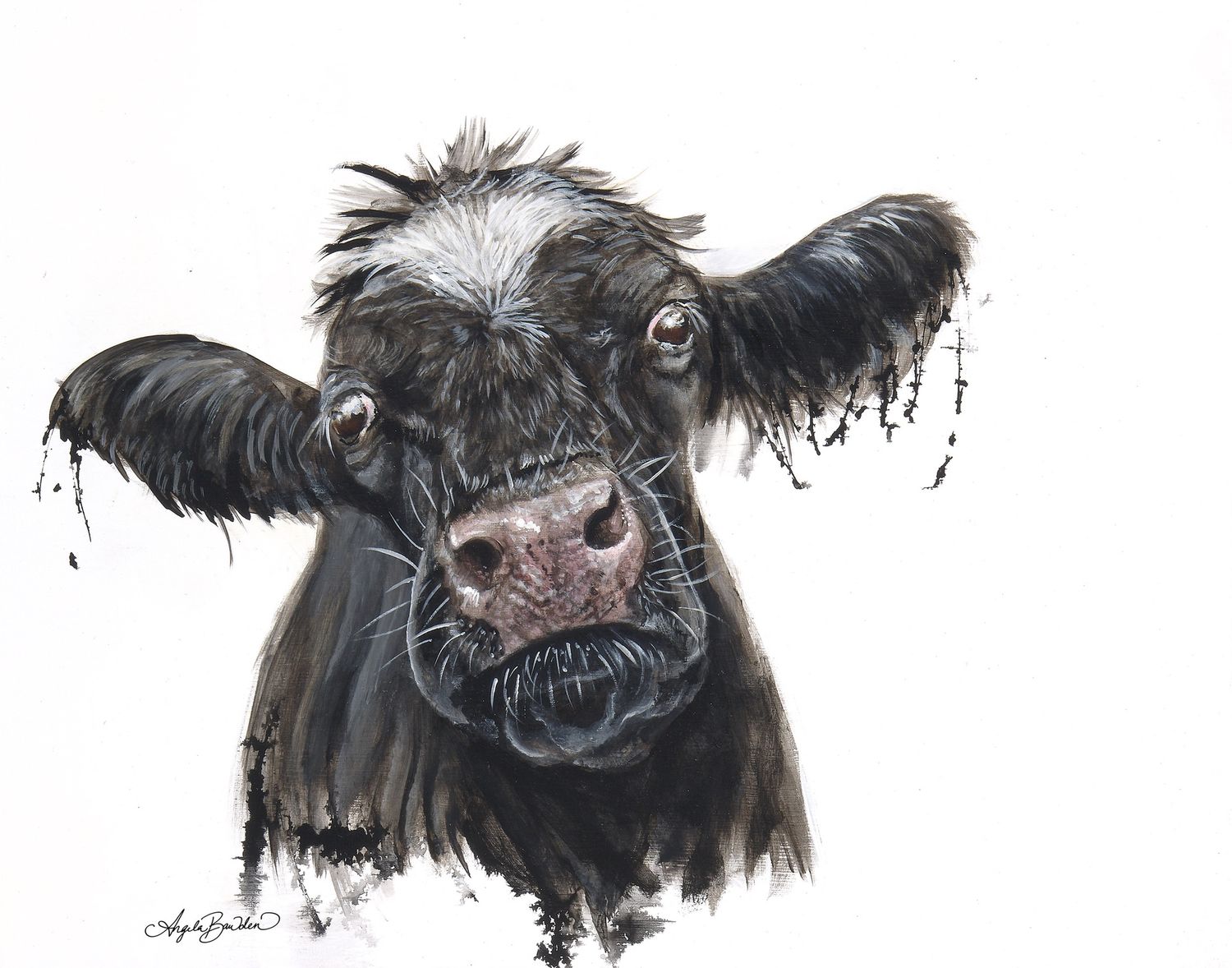 Doris 11X14" Art Print by Angela Bawden