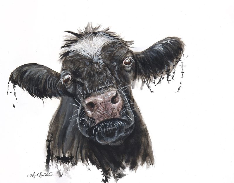 Doris 11X14" Art Print by Angela Bawden