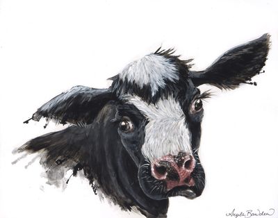 Daisy 11X14" Art Print by Angela Bawden