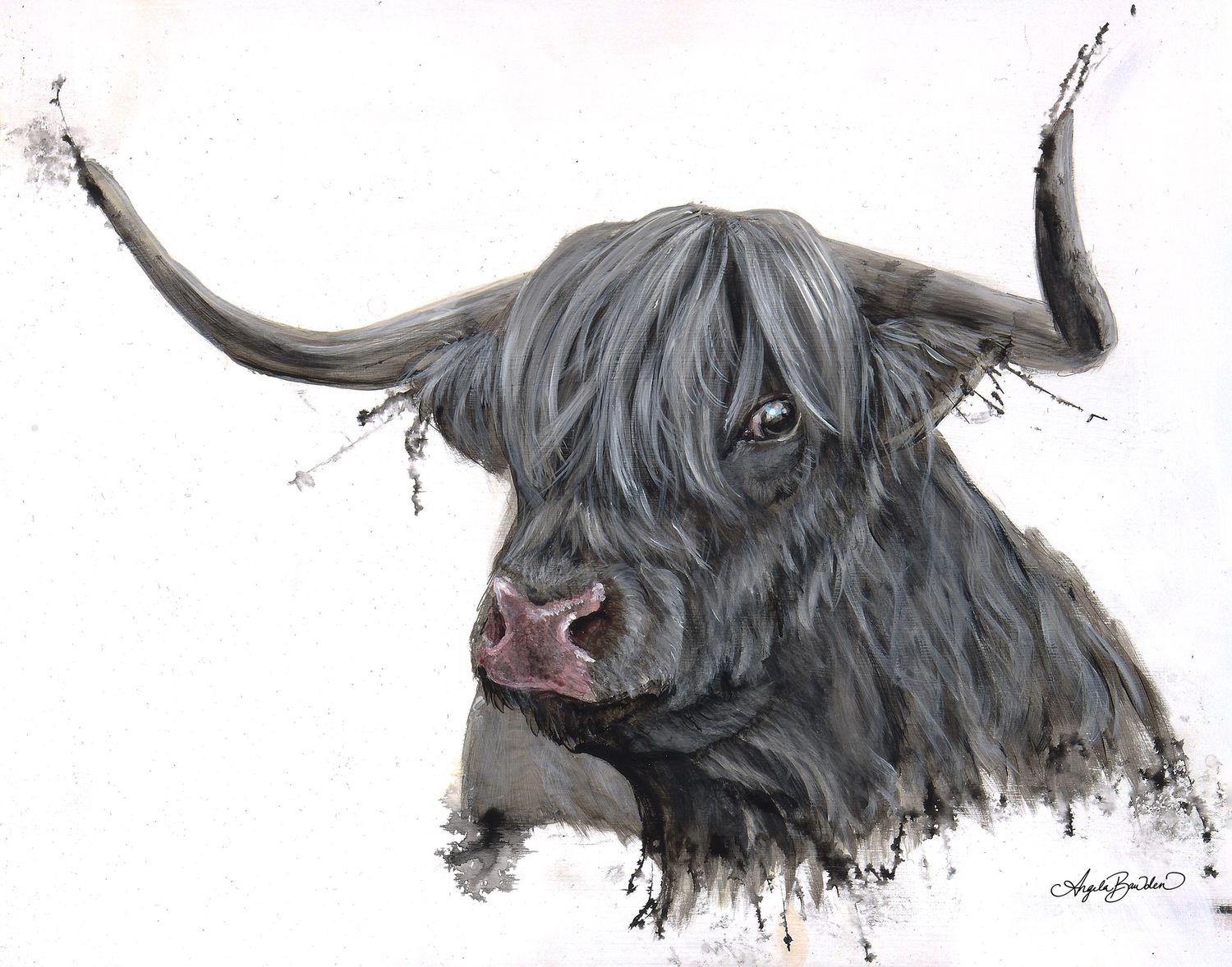 Ethel 11X14" Art Print By Angela Bawden