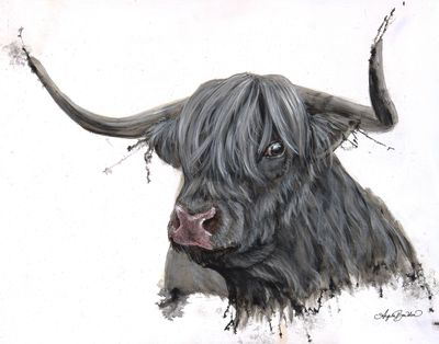 Ethel 11X14" Art Print By Angela Bawden