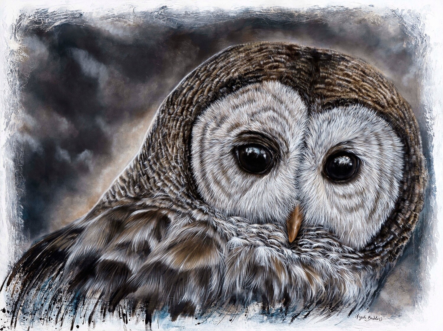 Night Owl 36X48" Special Limited Edition Giclée