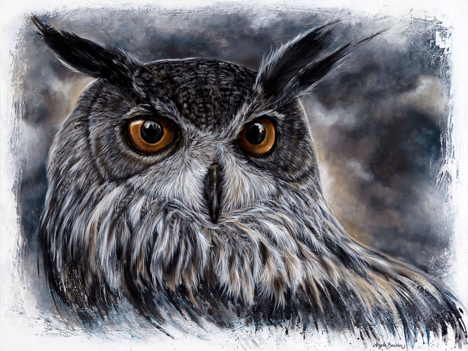 Wise Owl 36X48" Special Limited Edition Giclée