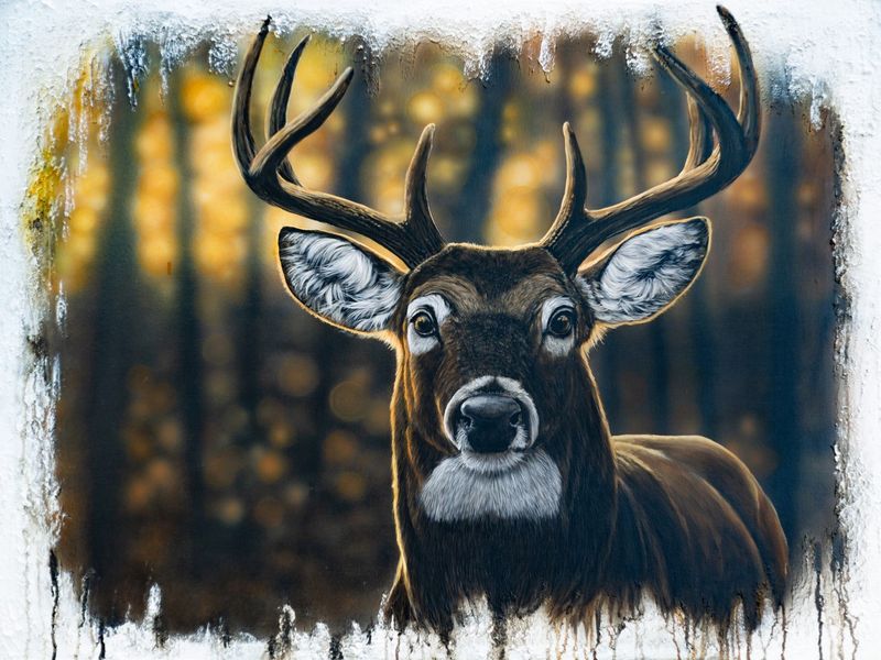 Sunset Stare 48X36" Original Painting