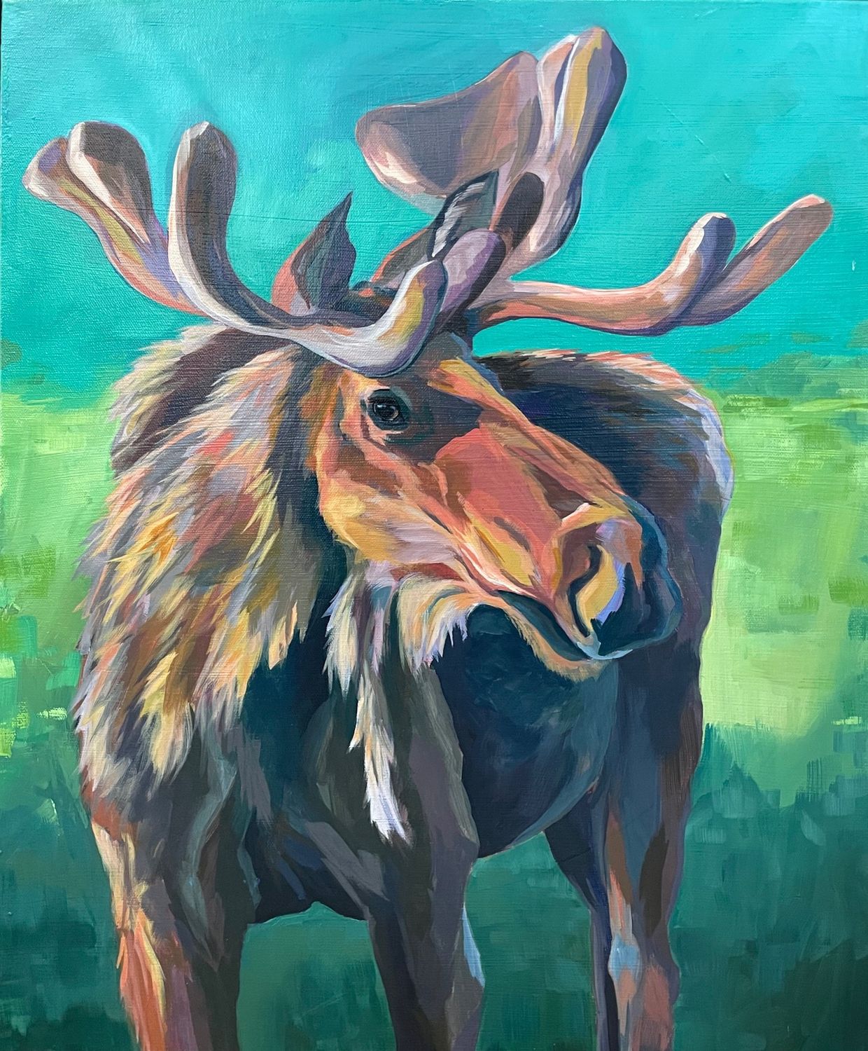 The Velvet Crown 20"x24"-Original Painting