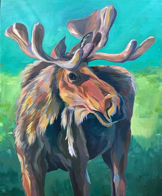 The Velvet Crown 20"x24"-Original Painting