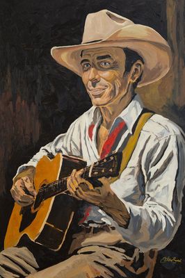 Luke the Drifter 24X36" Original Painting