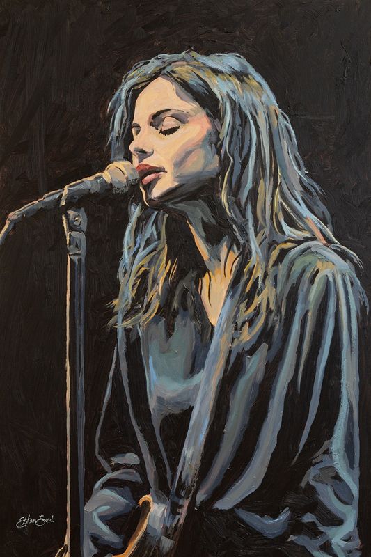 Hope Sandoval 24X36" Original Painting