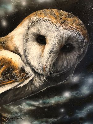 Night's Soul Art Print by Angela Bawden