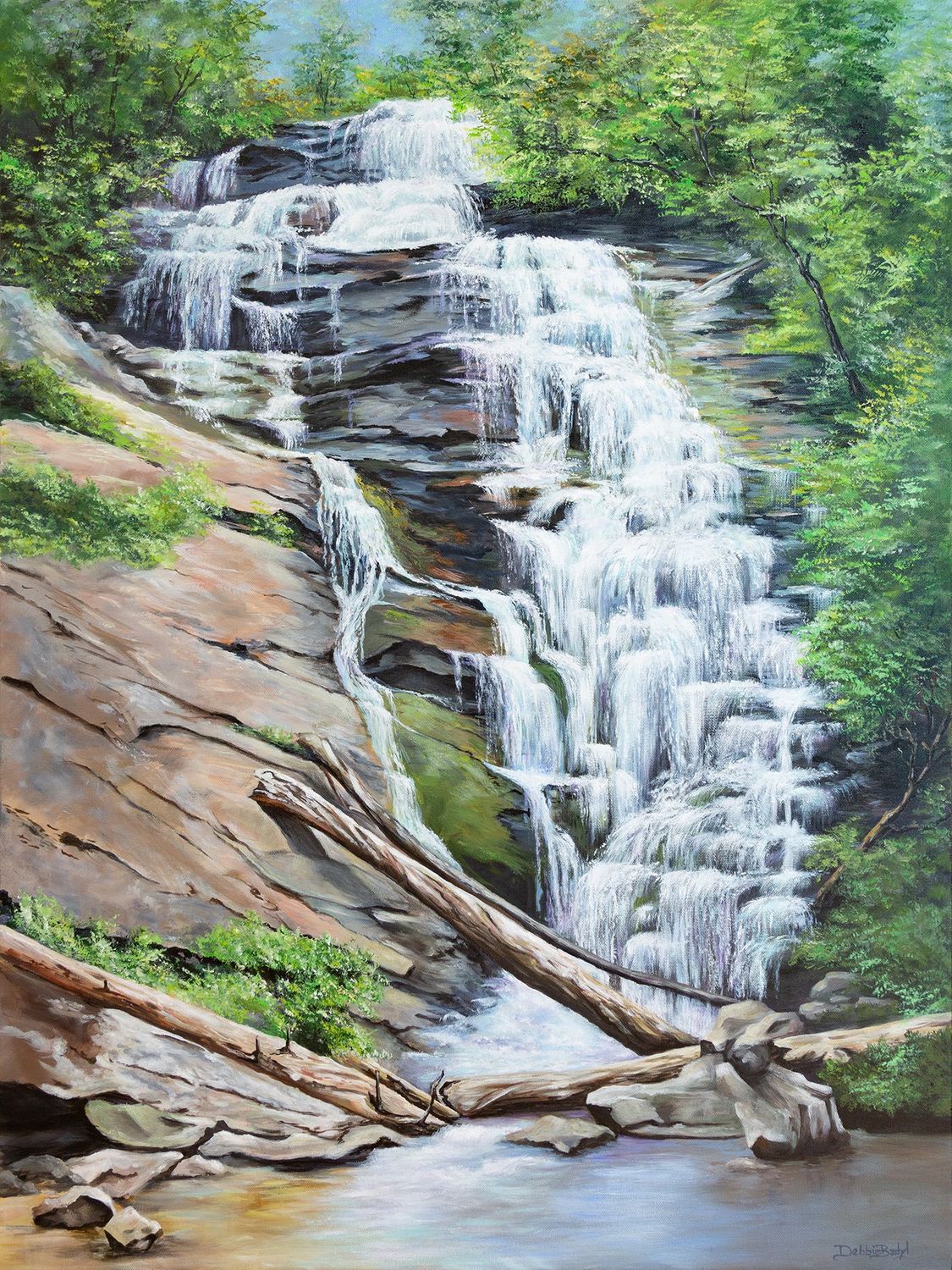 A Wilderness Song 30X40" Original Painting by Debbie Bzdyl