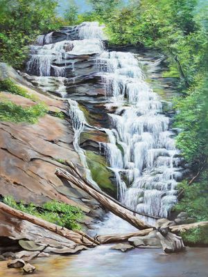 A Wilderness Song 30X40" Original Painting by Debbie Bzdyl