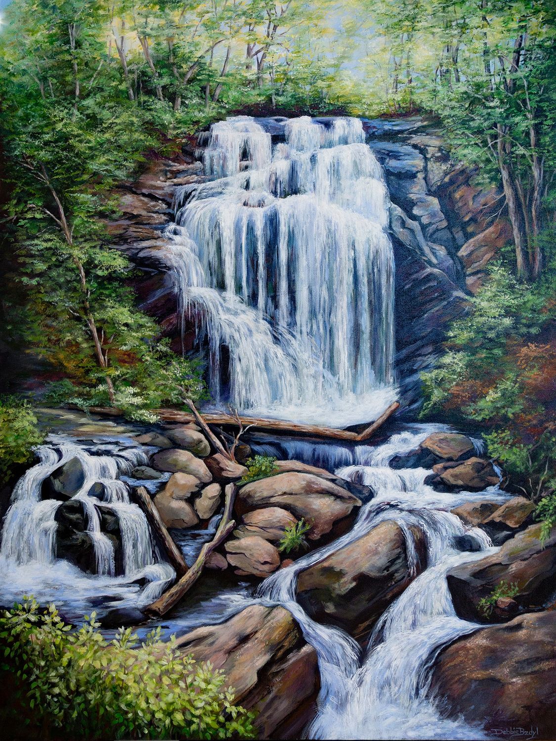 Where The Heart Resides 30X40" Original painting by Debbie Bzdyl