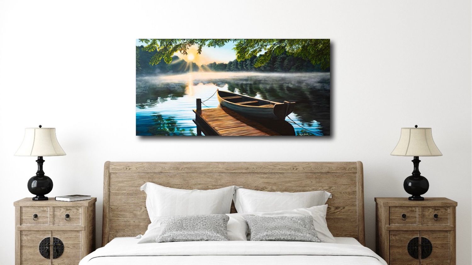 Gentle Morning Stillness 20X40" Giclée