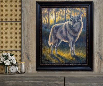 Night Patrol, 16X20" Original Painting by Karen Powell
