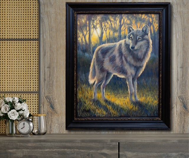 Night Patrol, 16X20" Original Painting by Karen Powell