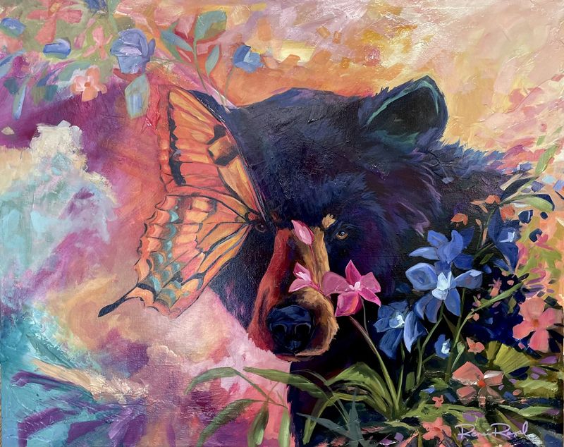 Delicate 30X24" Original Painting