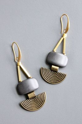 Artdeco Hematite earrings