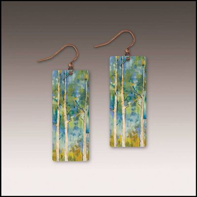 Springtime Aspen Banner Handmade Earrings