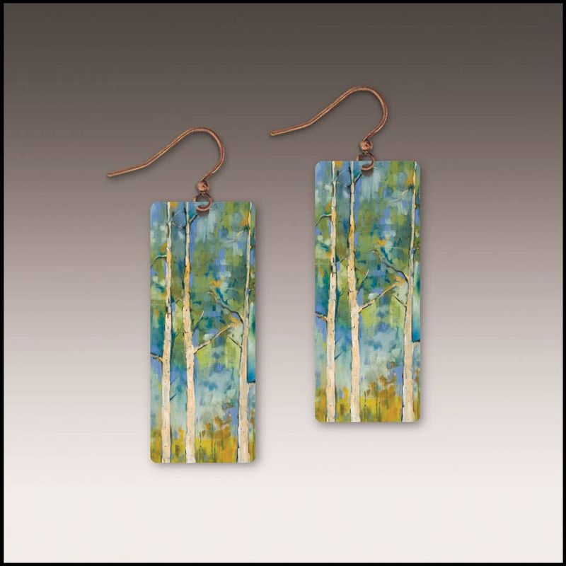 Springtime Aspen Banner Handmade Earrings