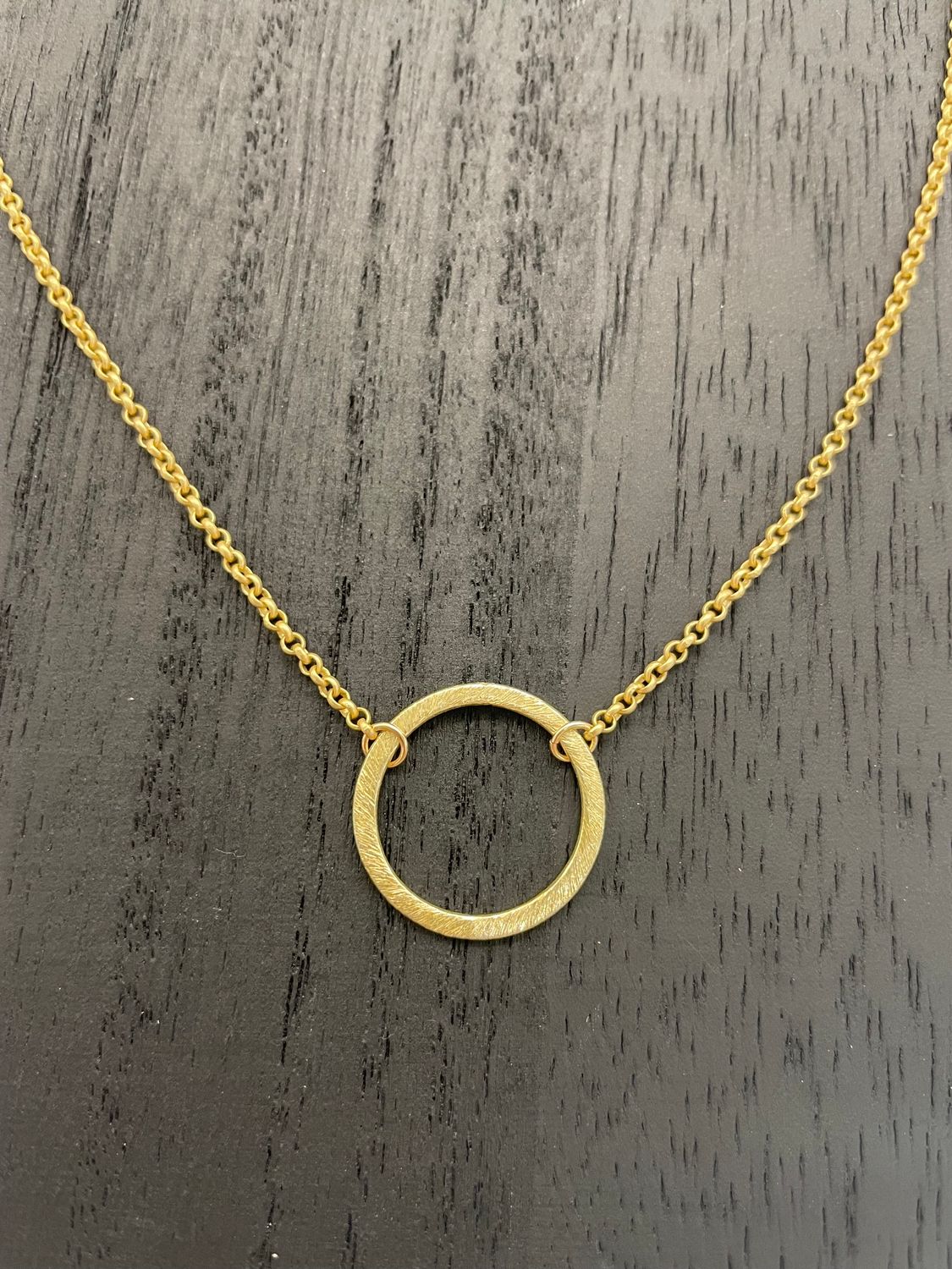 Wholeness Necklace Brushed Gold
